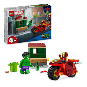 Lego Iron Man with Bike and The Hulk 76287